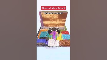 World Record Redstone Computer #minecraft