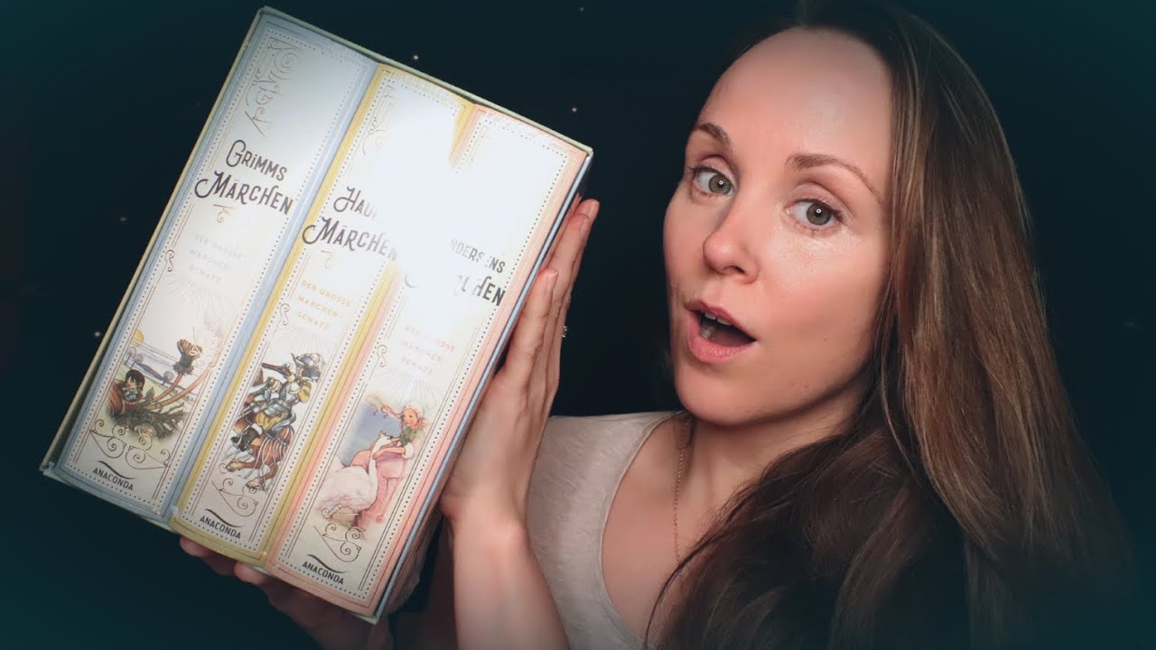 ASMR 👑 MEINE NEUE MÄRCHENSAMMLUNG & VORLESEN (SHOW & TELL/ CLOSE-UP) | DEUTSCH/ GERMAN