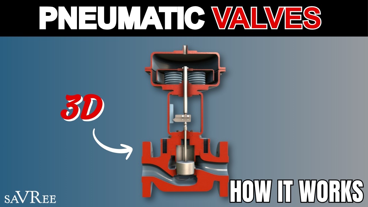 Как работают пневматические клапаны — пример видеокурса