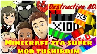 Minecraftda 2Ta Super Mod Tushirdimminecraft Uzbekcha