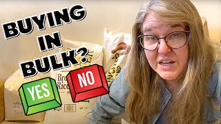 How to Buy Bulk Food to Save Money//Our Bulk Food Haul