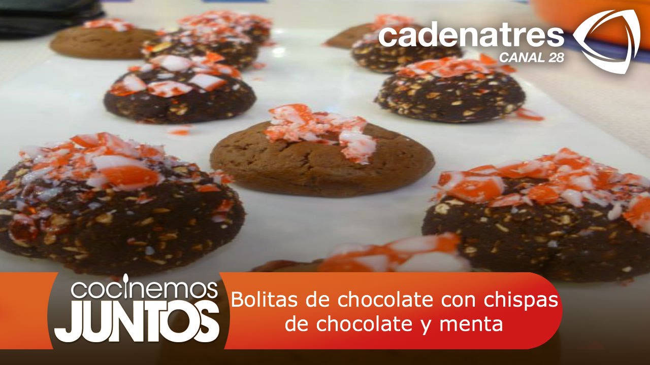 Bolitas de chocolate con chispas de chocolate y menta YouTube
