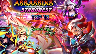 Top 10 Strongest Jungle Assassins | Arena of Valor | AoV \ CoT