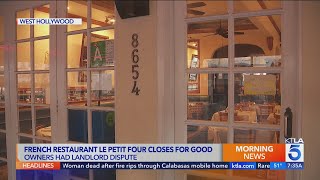 Effort to save West Hollywood French eatery didn’t work after all