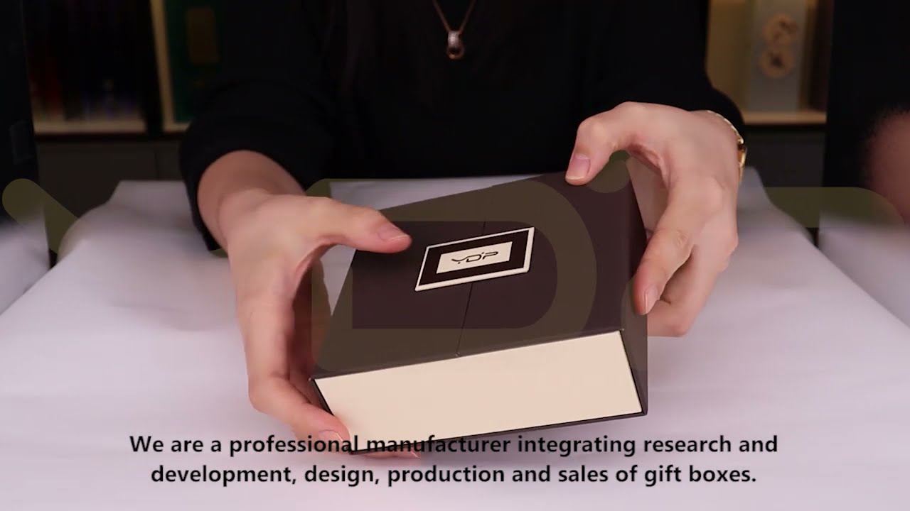 YDP Custom Printing Double Open Magnetic Perfume Essential Oil Packaging Box