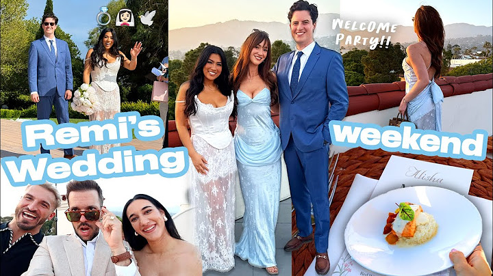 Remi's Wedding Weekend Vlog!! Welcome Party and Night Before!!!