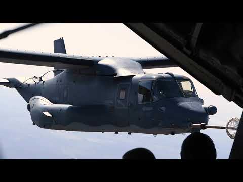 Refueling a CV-22 Osprey • Mid Air • Over Ukraine