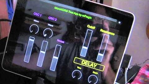 Open Sound Control: iPad and MicroKORG