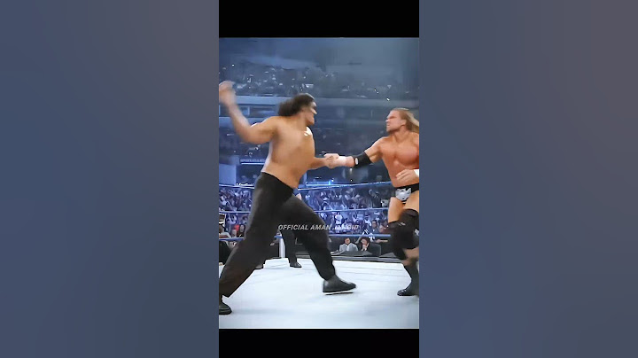 Great Khali 'vs' Triple H Full Match 😱 !! #shorts