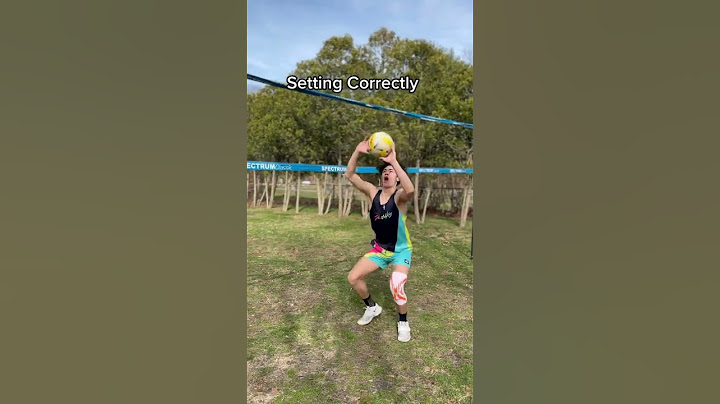 Volleyball Hits: Setting Correctly