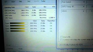 Intel 2720QM cpu stress test. HP dv6 laptop