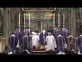 Pope Benedict XVI Ash Wednesday 13 02 2013