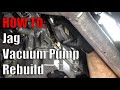 How to rebuild and remove a Jaguar Vacuum pump leaking oil. 3.0L 5.0L V6 V8  F-Type F-Pace XJ XF XE