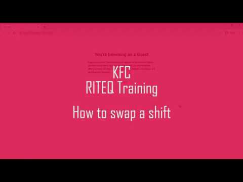 RITEQ Training: How to Swap Shifts