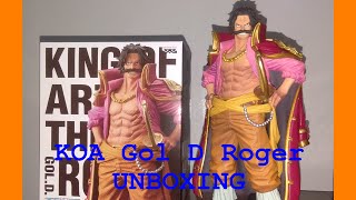 Unboxing King Of Artist Gol D Roger | One Piece Action Figure