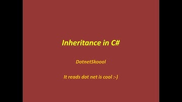 Inheritance in C#
