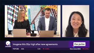 Imugene's CEO interviewed on ausbiz detailing a clinical trial deal with Merck Germany and Pfizer.