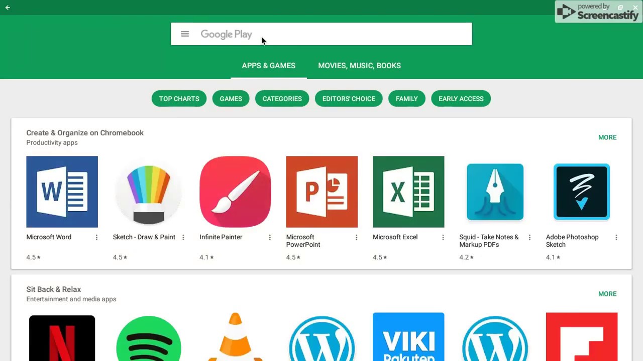 google play store download for chromebook