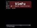 VimFu — g& Repeat Substitution