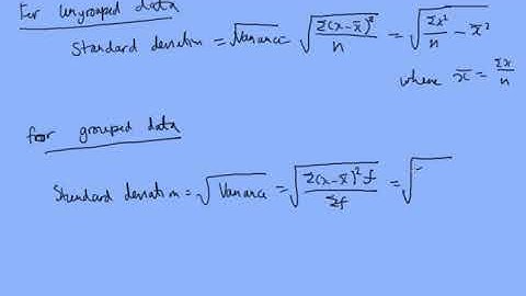3.3 Variance and Standard Deviation