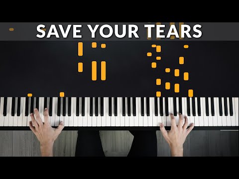 Save Your Tears - The Weeknd | Tutorial of my Piano Cover