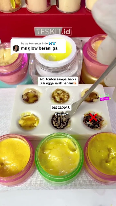 Yakin masih mau pakai MS GLOW? Coba kita buktikan hasil mercurynya ada gak?? #teoriskincare