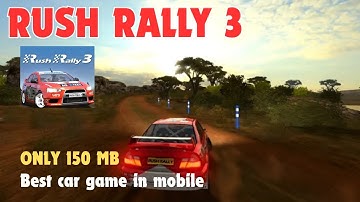 Best car game in mobile high graphics 😍 | rush rally 3 gameplay | malayalam 