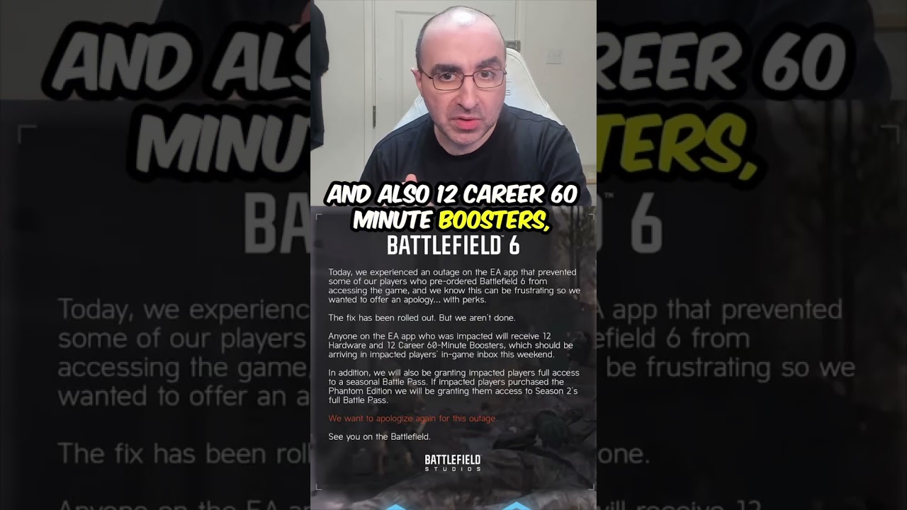 Объявлена ​​компенсация за проблемы с запуском Battlefield 6