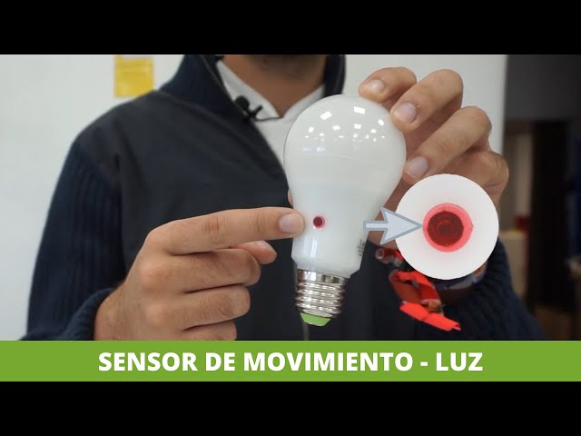 Luces con SENSOR de MOVIMIENTO - Efimarket 