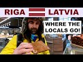 Riga latvia away from the tourists  central market  city centre