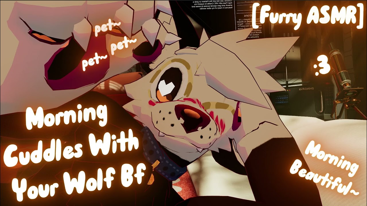 [Furry ASMR] Morning Cuddles With Your Wolf BF | [Sleep-Aid] [Soft-Spoken] [Cuddles] [Kisses] [Pets]