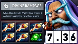 One Shot Zeus +300% More Damage on Ulti 7.36🔥🔥🔥x5 Divine Rapier 64 Kills | Dota 2 Gameplay