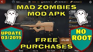 MAD ZOMBIES | MOD APK V5.17.0 | FREE PURCHASES | GAMEPLAY | 2019 screenshot 5