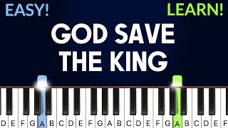 God Save The King | EASY Piano Tutorial & SHEET MUSIC