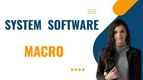 Macro|System Software malayalam