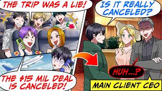 On a Work Retreat with 5 Contractors, They Ditched Me! So, I Went to…[RomCom Manga Dub]