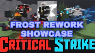 High Dmg Roblox Critical Strike Frost Rework Showcase Youtube - critical strike roblox how to get frost