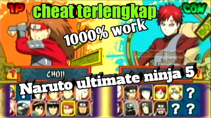 Cheat Naruto Ultimate Ninja 5 PS2 Membuka Semua Orang, Lengkap!