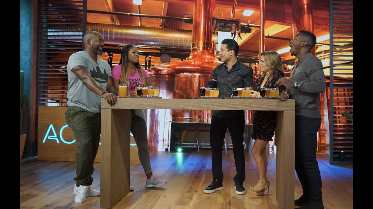 Crowns & Hops on "Access Daily" - National Beer Day w/Mario Lopez, Scott Evans and Kit Hoover