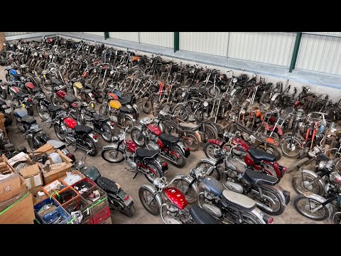 BARN FIND, Huge Collection of Classic Motorcycles, including Triumph, BSA, Royal Enfield, Norton