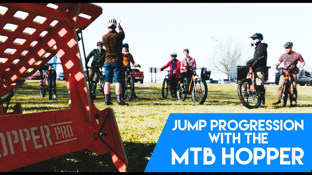 MTB Jump Progression w/the MTB Hopper: Rich Drew The Ride Series MTB Skills Clinic