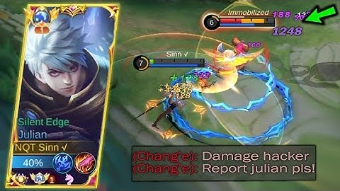 TOP GLOBAL JULIAN BUILD | DAMAGE HACK🔥| MLBB
