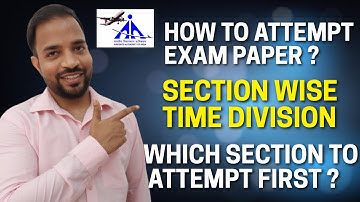 How to attempt AAI ATC Exam ? Sectional Timing & Negative Marking 🙄