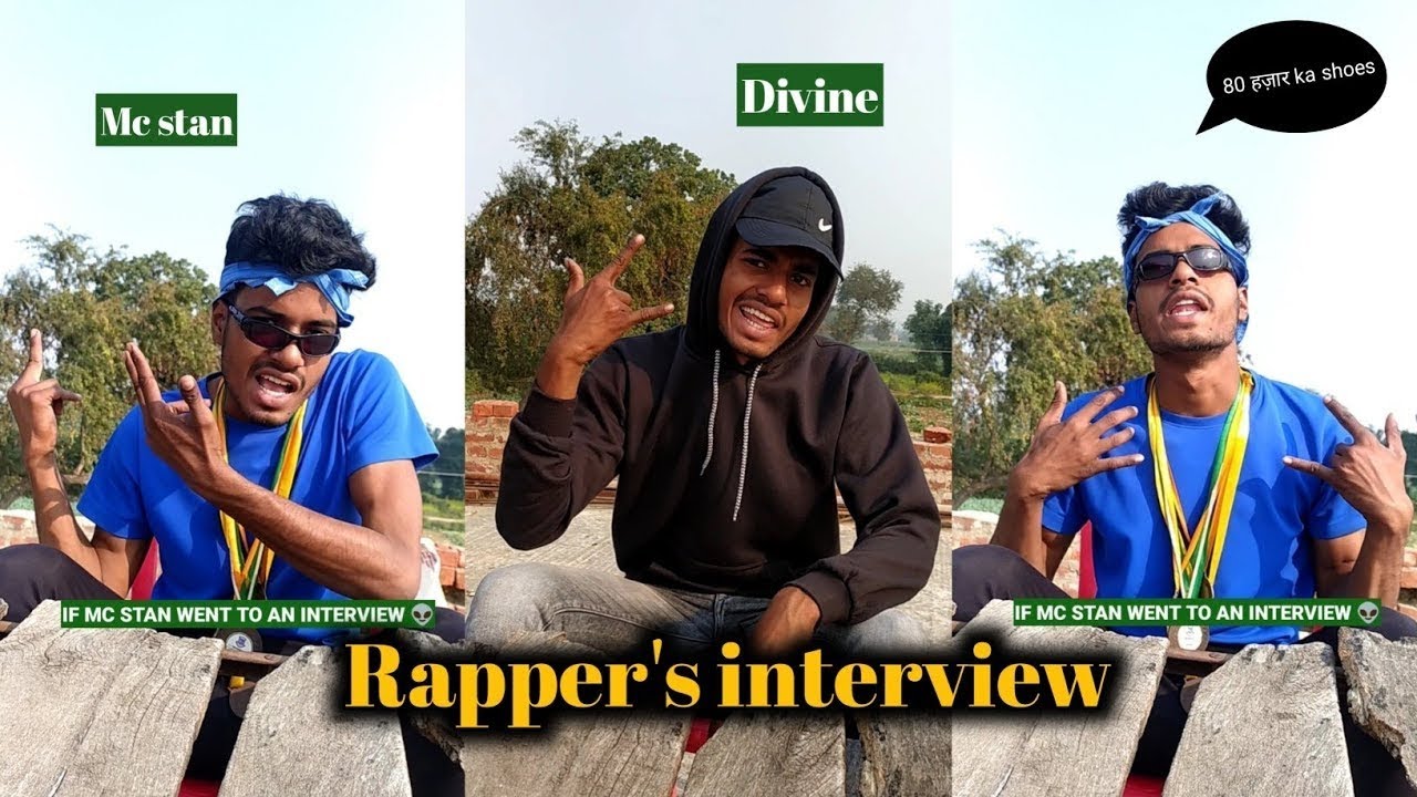 Mc stan 👽 vs Divine 😂 vs Emiway bantai interview | Rapper's interview | 