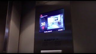 AWESOME OTIS Traction Elevators at the Marriott Marquis, Atlanta, GA (18-30)