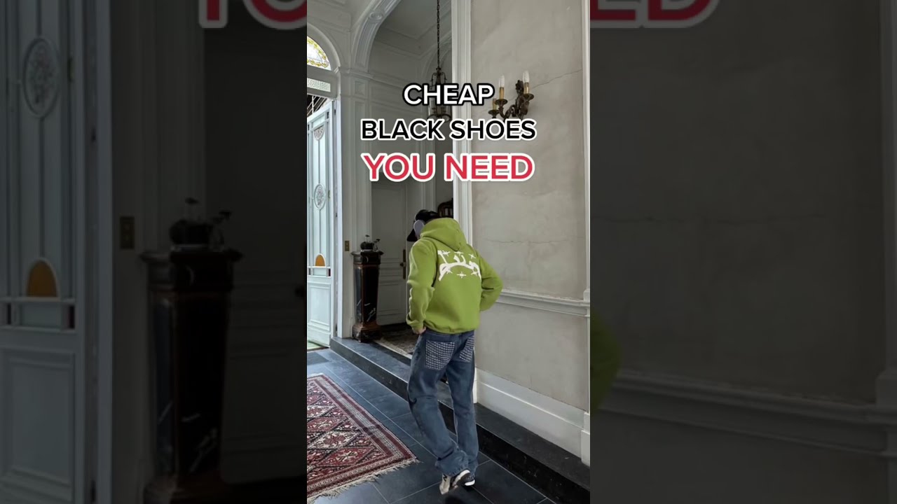 Cheap Black Shoes You NEED 