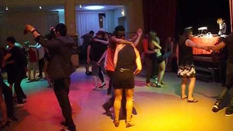 Elena Zouk dancing with Adam in Zouk Berlin