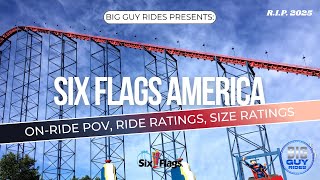 Six Flags America - Bowie, MD - Full Review, Tour, Ride Ratings, Size Ratings - Big Guy Rides