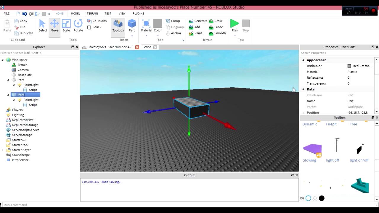 Roblox Tutorial Flickering Light Youtube - how to insert point light roblox