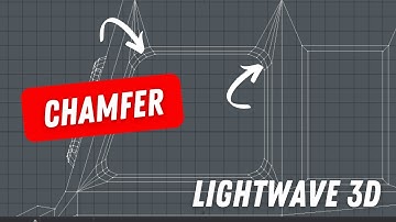 Chamfer to Round Edges Lightwave 3D
